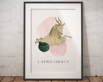 Zodiac Capricorn Poster - Premium Matte Paper