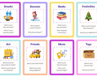 Tarjetas de conversación para niños