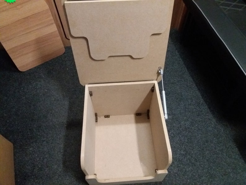 Mdf Camper Buddy Toilet Storage Box Seat Thetford Cube 145 345 Etsy
