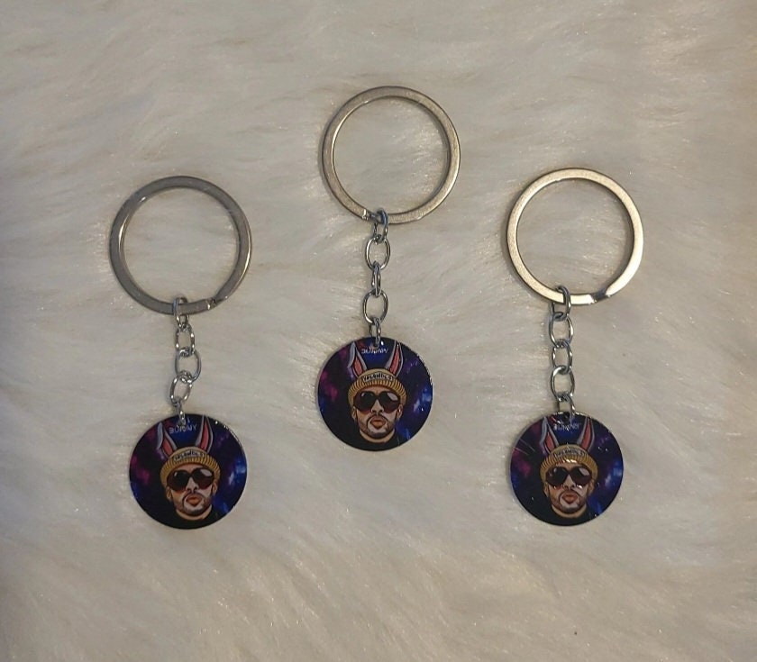 Bad Bunny Keychains - Etsy
