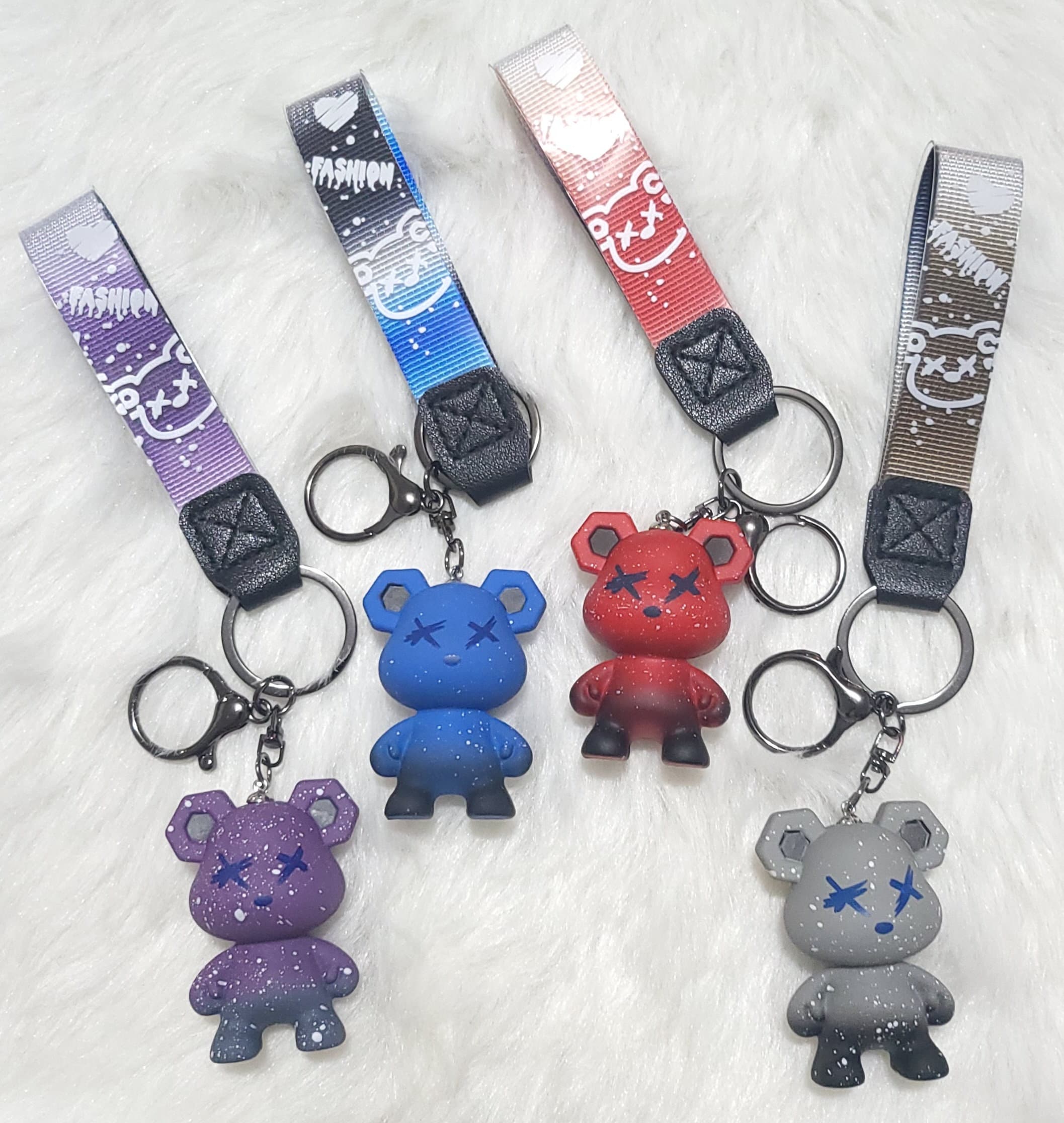 upcycled bearbrick keychains – shopseomthing