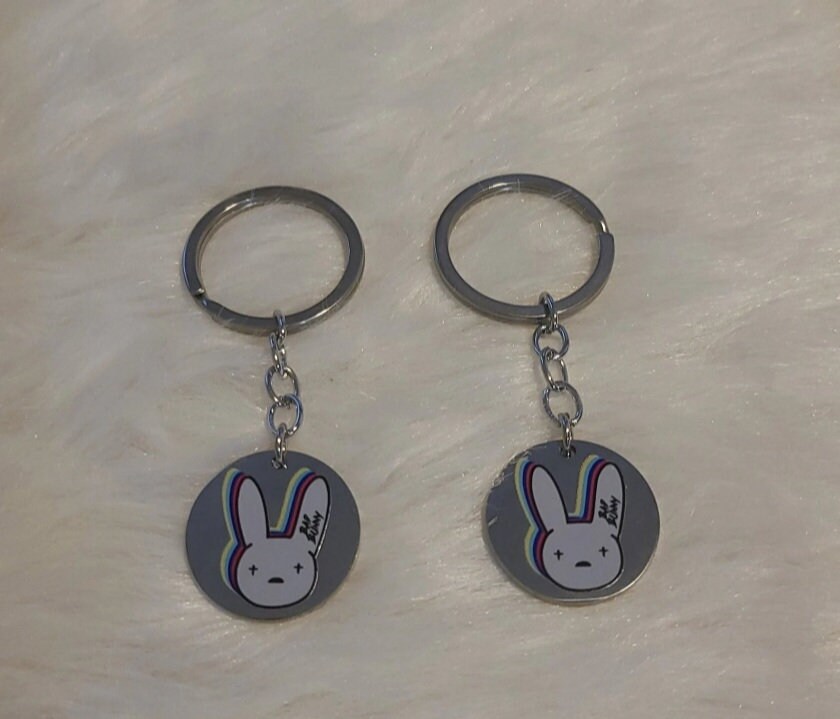 Bad Bunny Keychains - Etsy