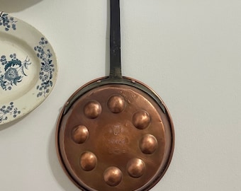 Riserva Gran Paradiso Padella; Antique Copper Pan from the Kitchen of Italian King Vittorio Emanuele II of Savoia. Extremely Limited