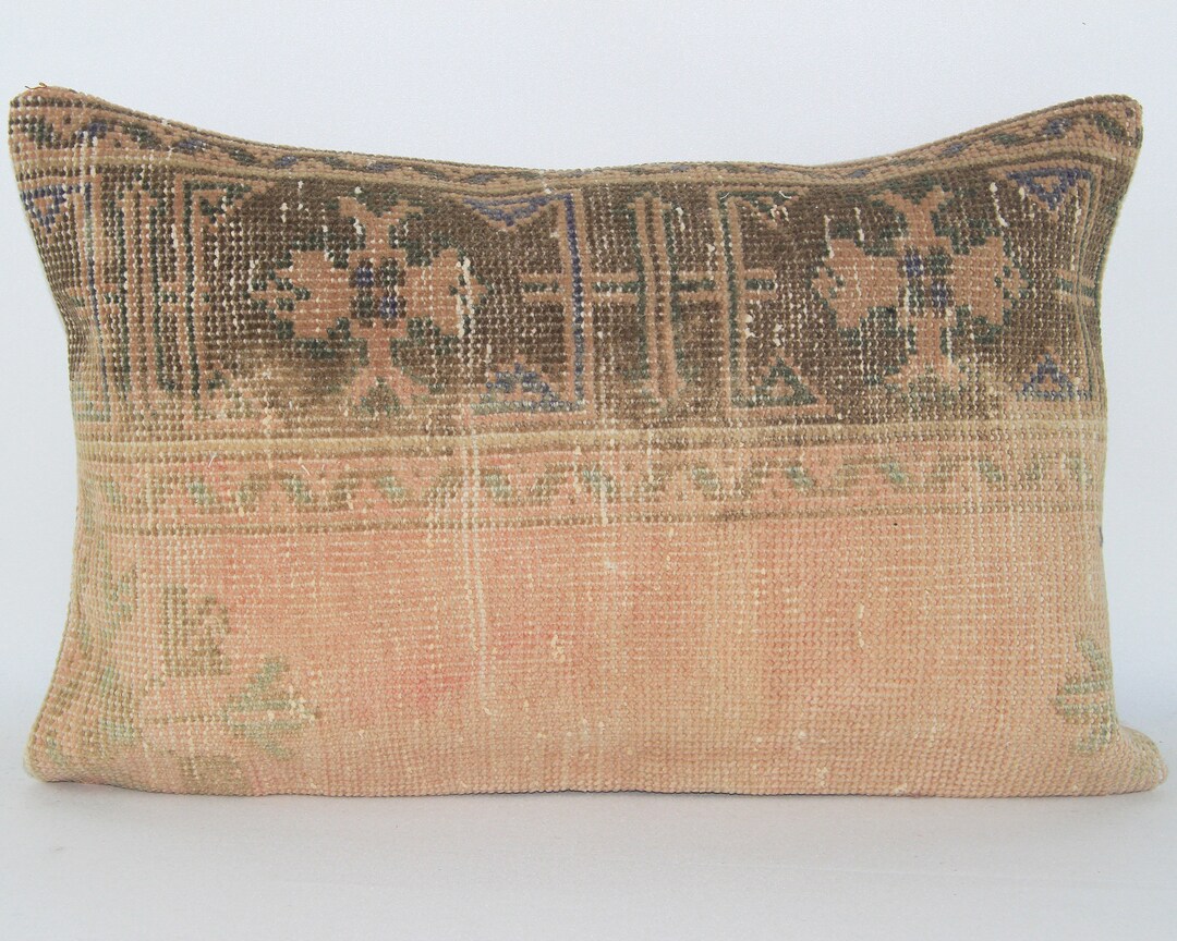 Wool Lumbar Pillow Cover Boho Pillow Southwest Pillow Etsy