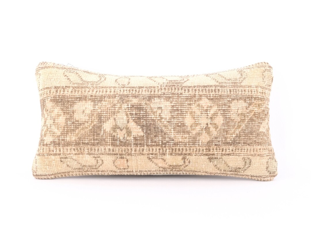 Wool Lumbar Pillow Cover, Boho Pillow, Southwest Pillow, Mexican Pillow