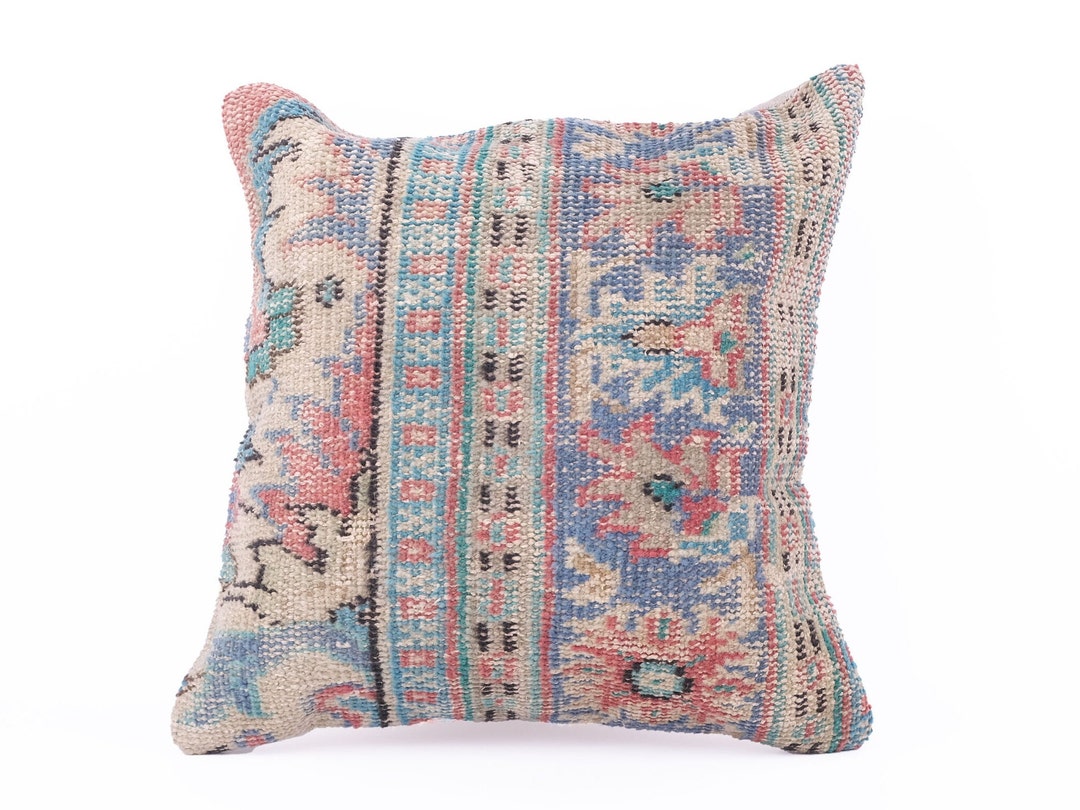 20x20 Vintage Decor Rug Pillow , Home Design Pillow , Vintage Rug