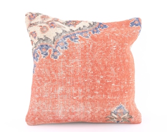 Rug Design Pillow Covers,Terracotta Southwestern Cushion Case,Decorative Aztec Ethnic Home Decor,Farmhouse Style Geometric Pillow Case