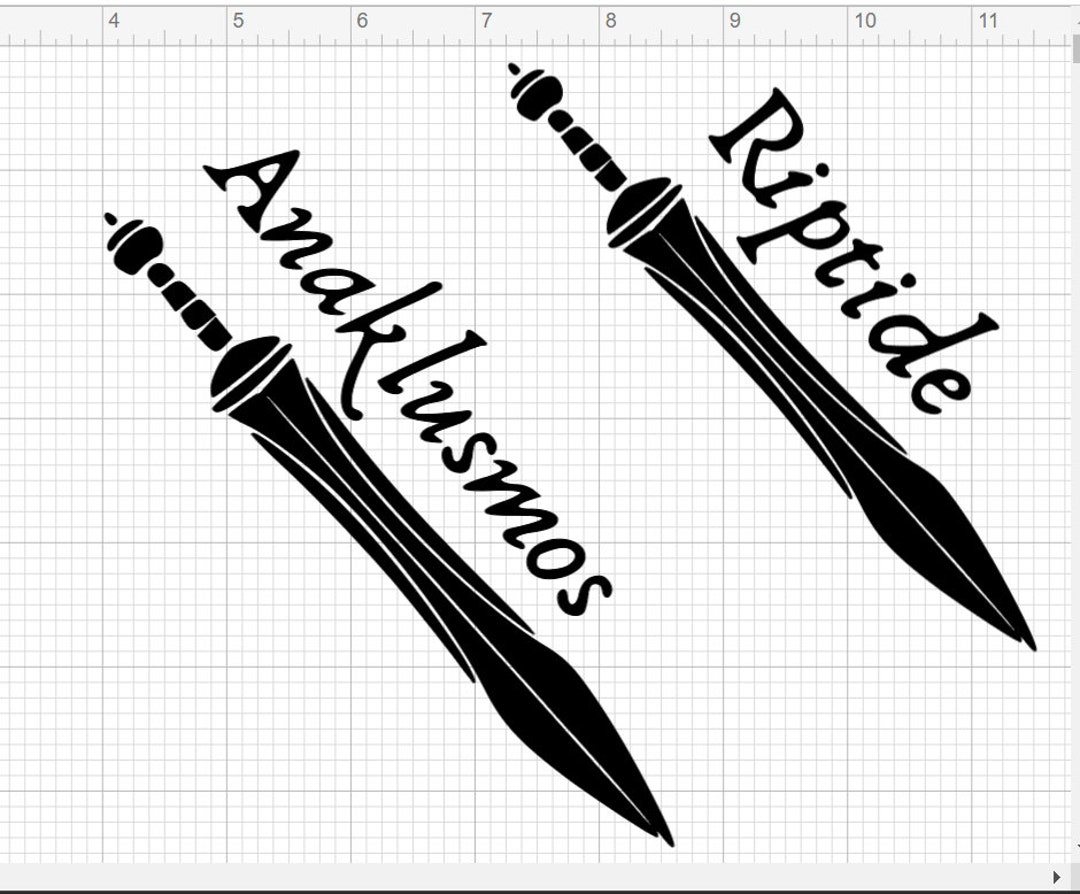 Sword Form Anaklusmos/riptide Etsy