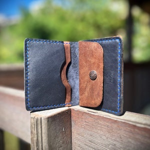 Portefeuille en cuir classique - Modèle DIY avec instructions étape par étape - Créez votre propre portefeuille court PDF