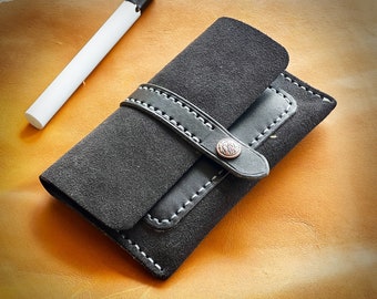 Black Leather Wallet Pattern, Credit Card Wallet,LEather Wallet pattern,Wallet template,Mini Bag PAttern,