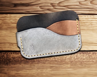 Miminal Card holder Pattern,leather minimal wallet,wallet pattern,card holder pattern