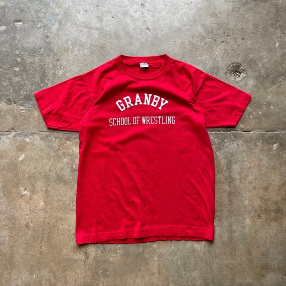 Vintage 70s Granby Wrestling Champion T-Shirt