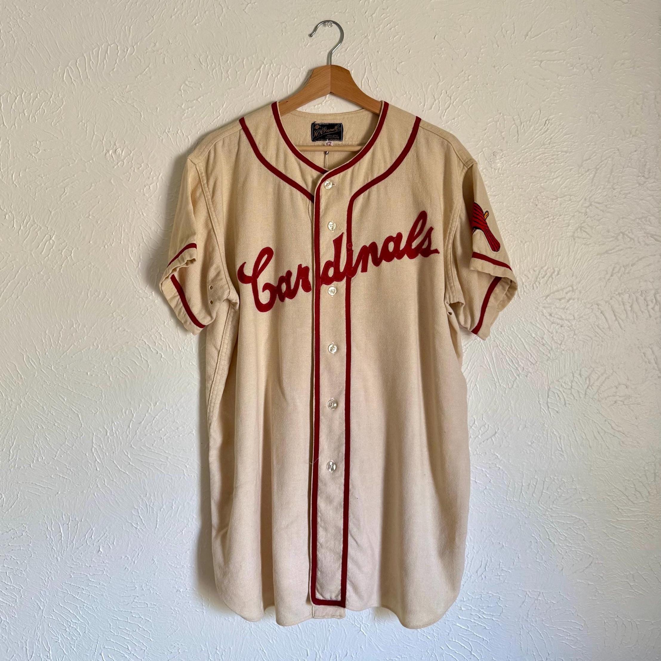 50s Baseball Jersey - Etsy Singapore
