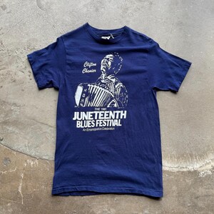 Vintage 80s Clifton Chenier Juneteenth Blues Festival T-Shirt