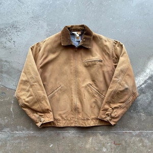 Vintage 80s Carhartt Detroit 6BLJ Union Made Blanket Lined