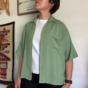 60's Rayon Shirt - Etsy