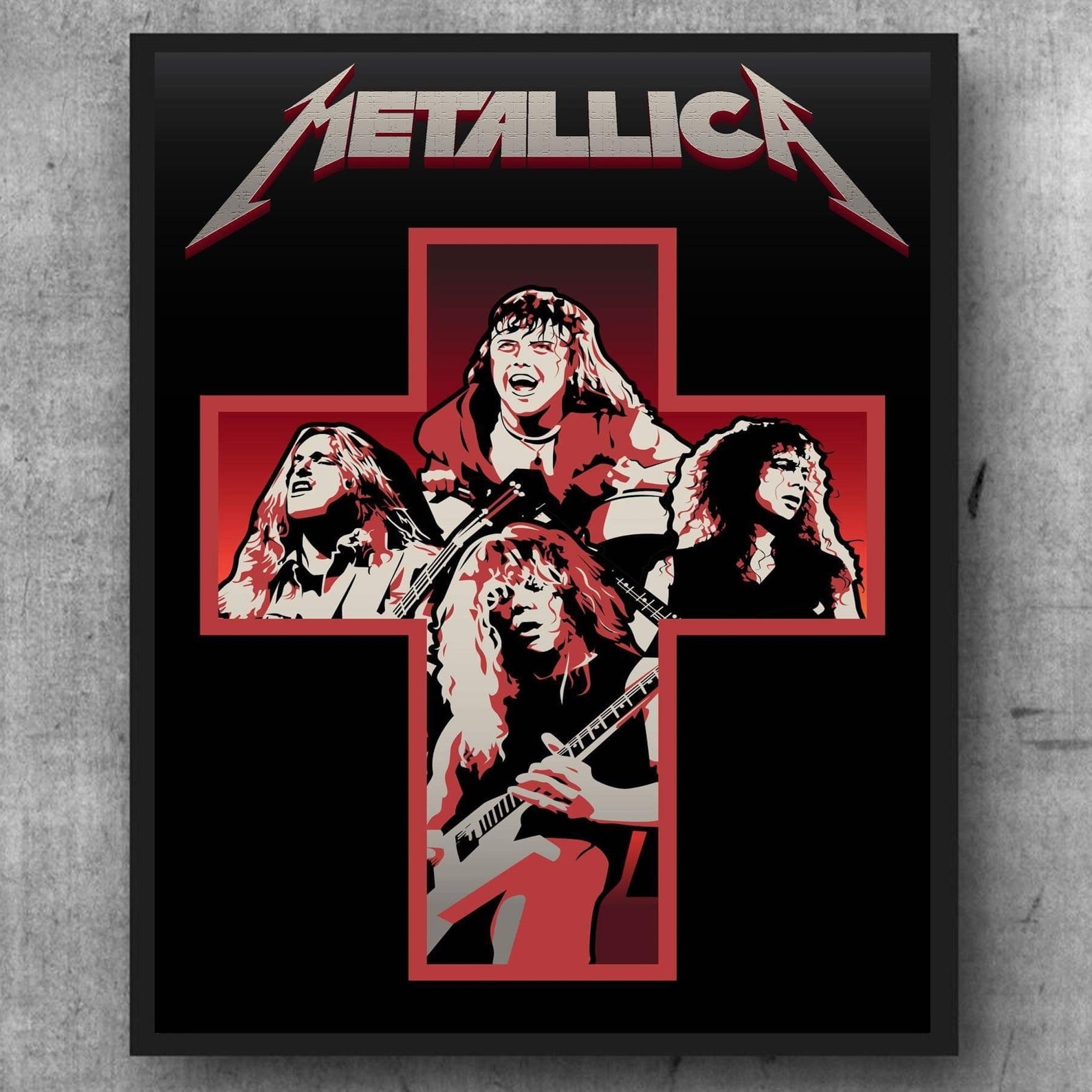 bibel Besætte gambling Metallica Limited Band Poster Wall Art - Etsy