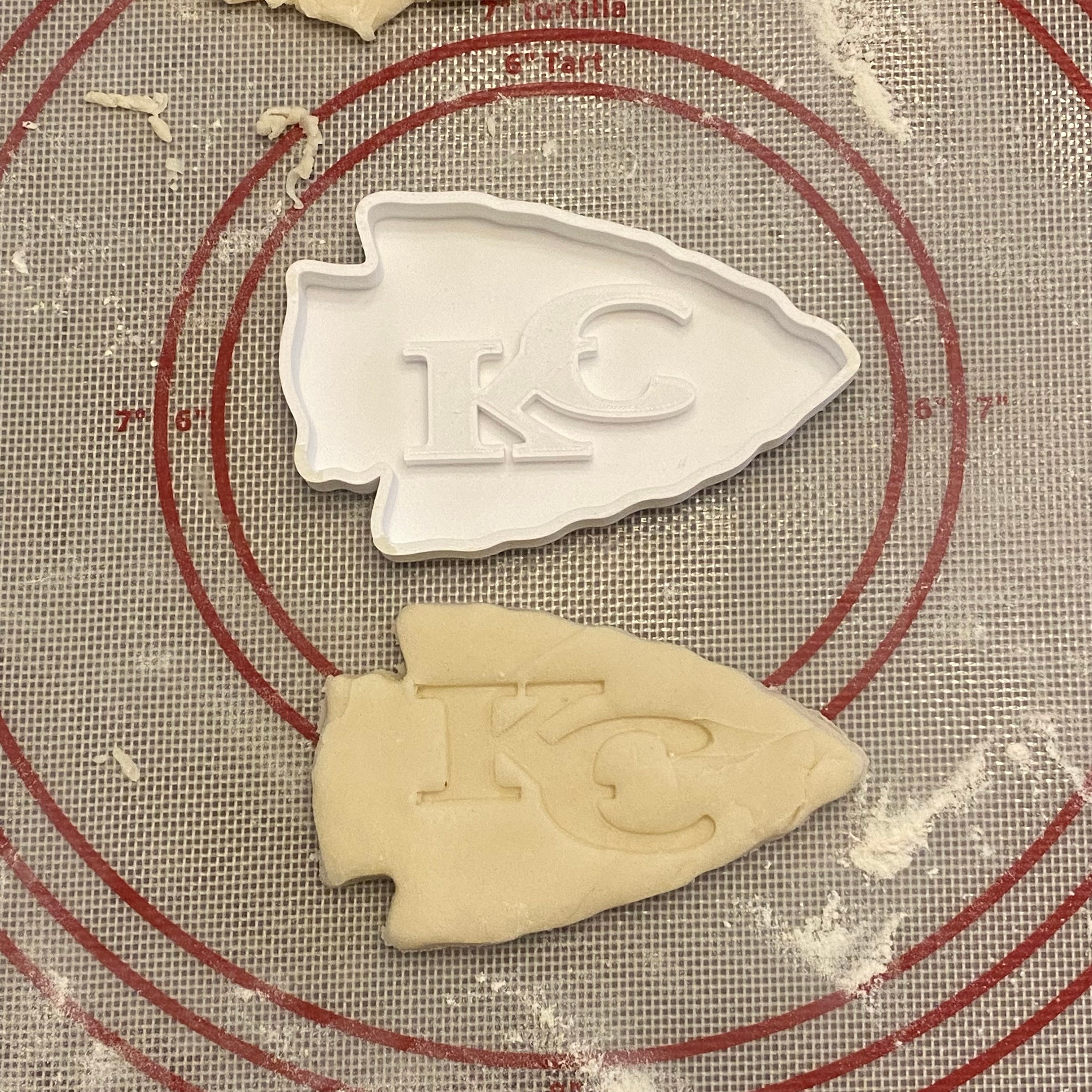 Kansas City Chiefs Cookie Cutter 4 Sizes to Choose From Etsy