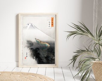 Ogata Gekko Print, Ogata Gekko Poster, Japanese Dragon Painting, Printable Wall Art, Japanese Art Print, Digital Download, Japanese Painting