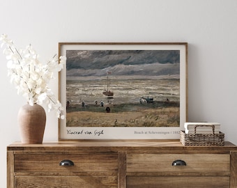 Van Gogh väggkonst, Vincent van Gogh-tryck, utställningsaffisch, museumstryck, utskrivbar väggkonst, konsttryck