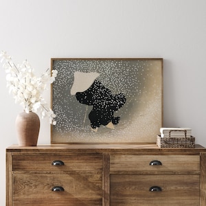 Kamisaka Sekka Print, Japanese Art, Old Japanese Traditional Art Painting, Momoyugosa Japandi Wall Art