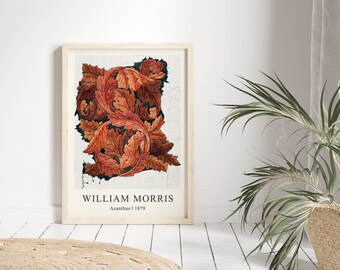 Impresión de William Morris, William Morris, arte de pared imprimible, arte de pared imprimible, póster de exposición, descarga digital