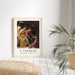 Vermeer Printable, Johannes Vermeer Print,Johannes Vermeer,Vermeer Print, Vintage Wall Decoration, Oil Painting