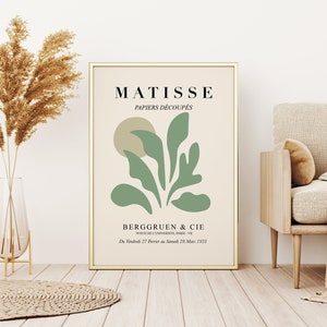Matisse Poster, Henri Matisse Print, Minimalist Printable Wall Art, Neutral Tone Wall Decor, Digital Download