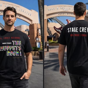 Mupparna Rockkonsert Stage Crew T-shirt – Rolig musikfanatikertröja