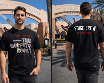 The Muppets Rock Concert Stage Crew T-Shirt – Funny Music Fan Tee