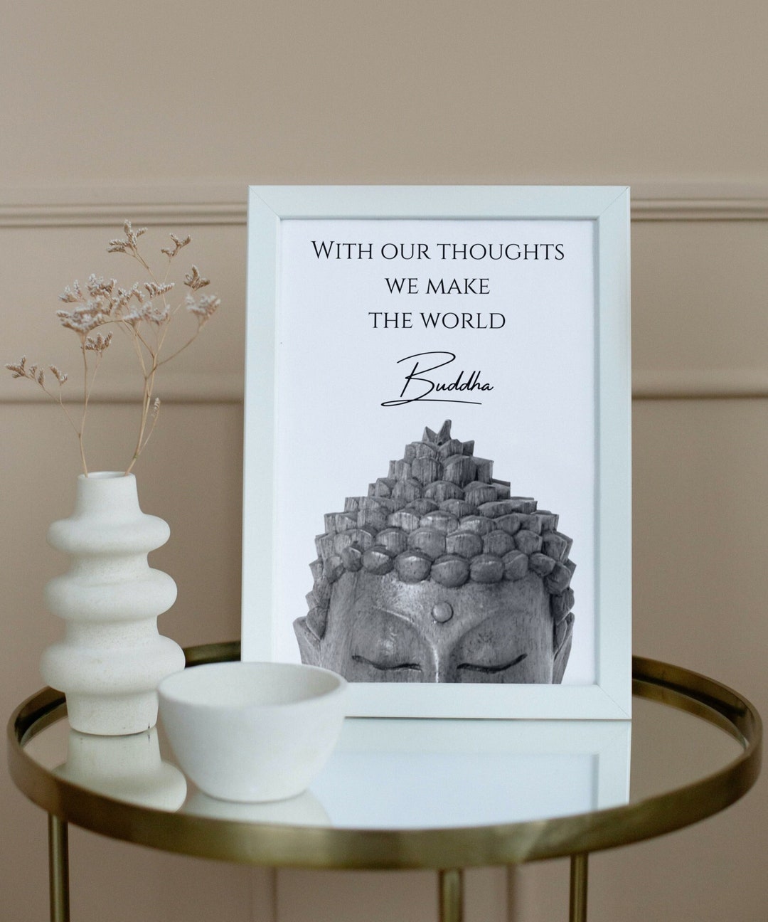 Printable Buddha Quote Wall Art, Buddha Quote Poster, Inspiring Wall ...