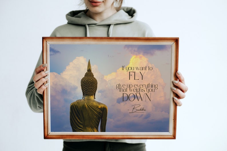 Printable Buddha Quote Wall Art Buddha Quote Poster Etsy