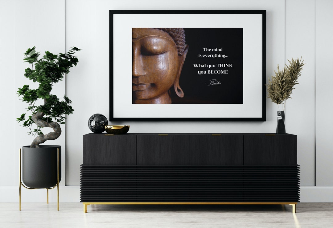 Printable Buddha Quote Wall Art, Buddha Quote Poster, Inspiring Wall