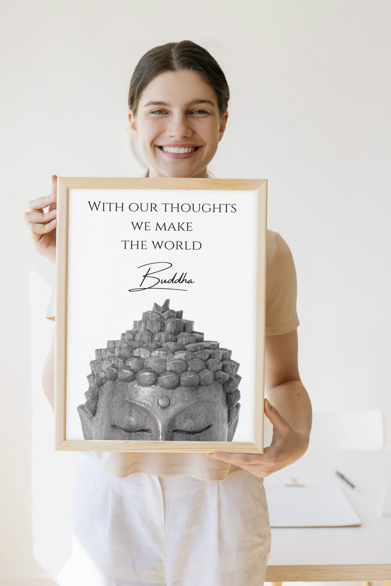 Printable Buddha Quote Wall Art, Buddha Quote Poster, Inspiring Wall