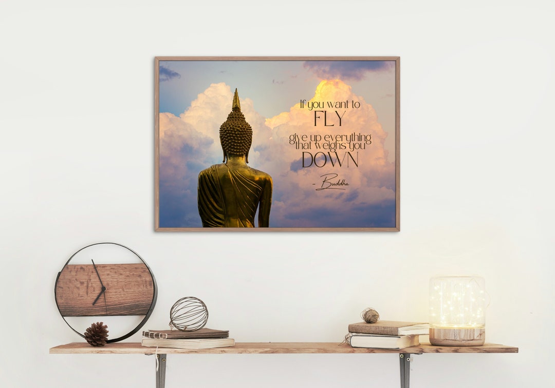 Printable Buddha Quote Wall Art Buddha Quote Poster Etsy