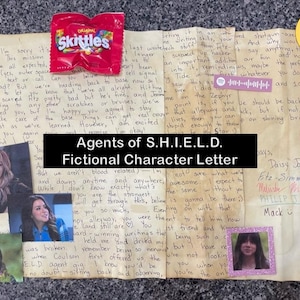 Agents of S.H.I.E.L.D. Fictional Character Letter | STANDARD EDITION