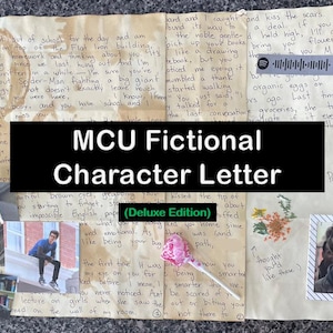 MCU Fictional Character Letter | DELUXE EDITION