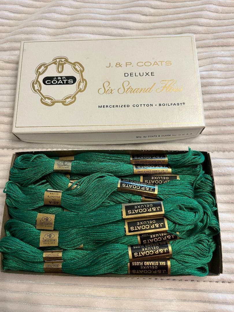 J & P Coats Embroidery Floss Classic Cotton 6-strand 8.75 yard C11 – Good's  Store Online