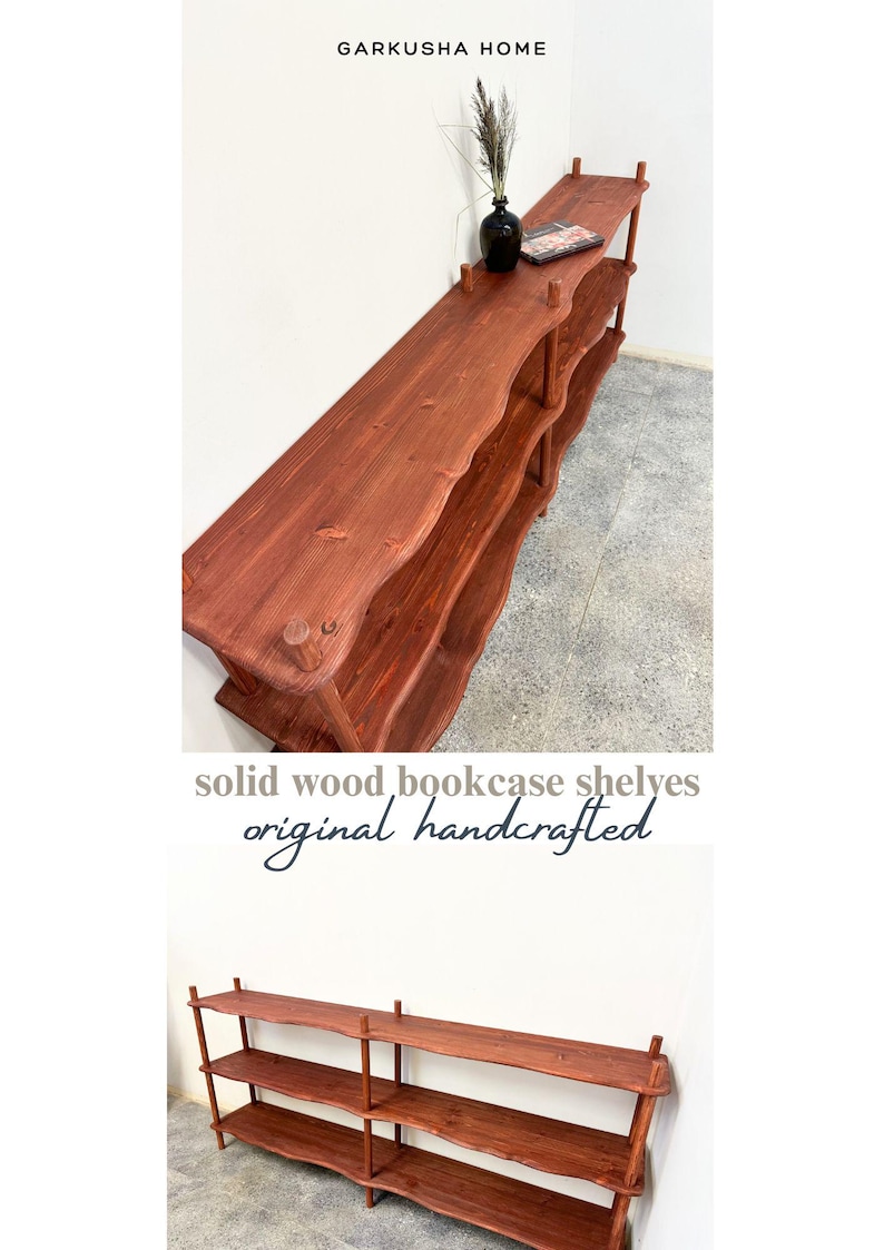 handmade bookshelf for living room