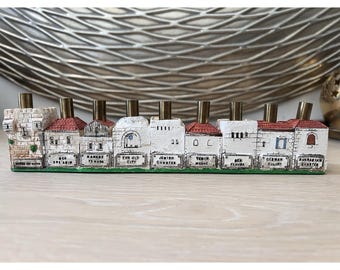 VTG ハヌカ メノラ エルサレム旧市街の家々 ユダヤ教関連