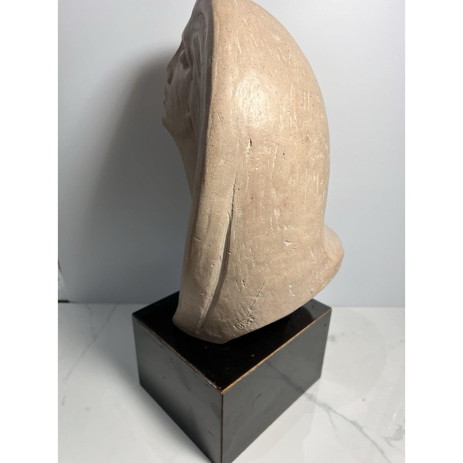 VTG Female Bust Sculpture by David Fisher Stargazer Art Deco
