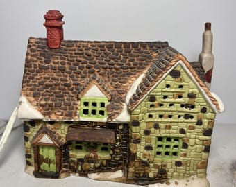 Departamento 56 de VTG, serie Dickens Village, pueblo navideño de piedra