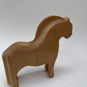 VTG Hand Carved Wooden Norwegian Dala Fjord Horse