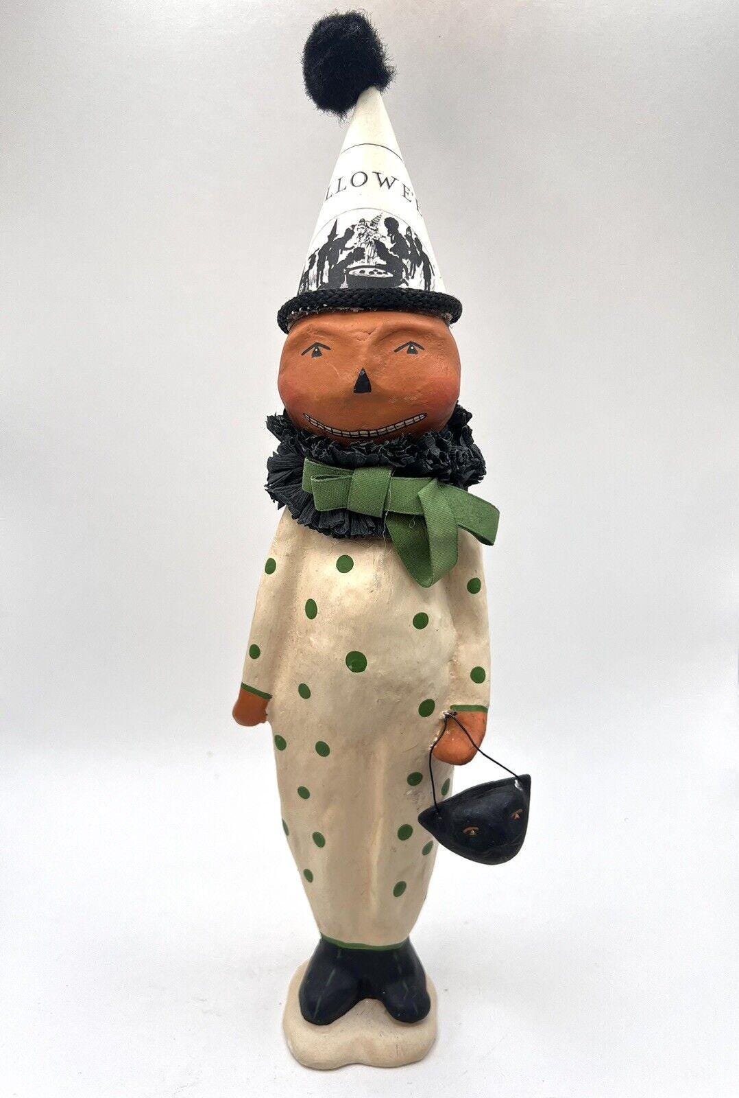 Bethany Lowe Designed Pumpkin Figurine Halloween Folk Art Etsy