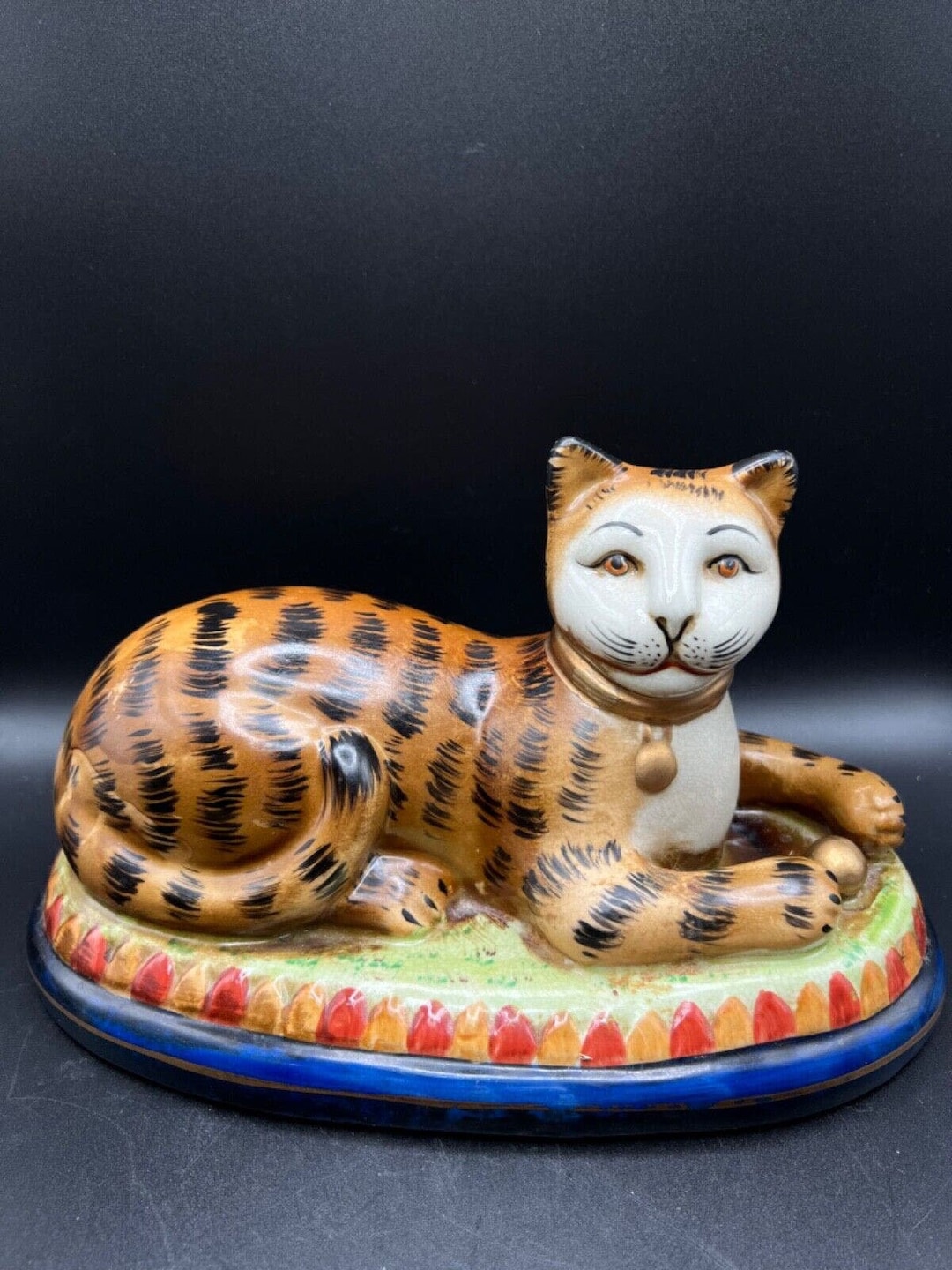 vintage cat ティーポット 猫 enesco 置物 陶器 vintage cat ティーポット 猫 enesco 置物 陶器 vintage cat