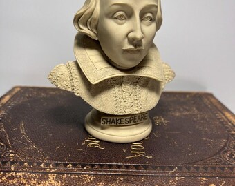 VTG Bust Of William Shakespeare Mid Century Italy