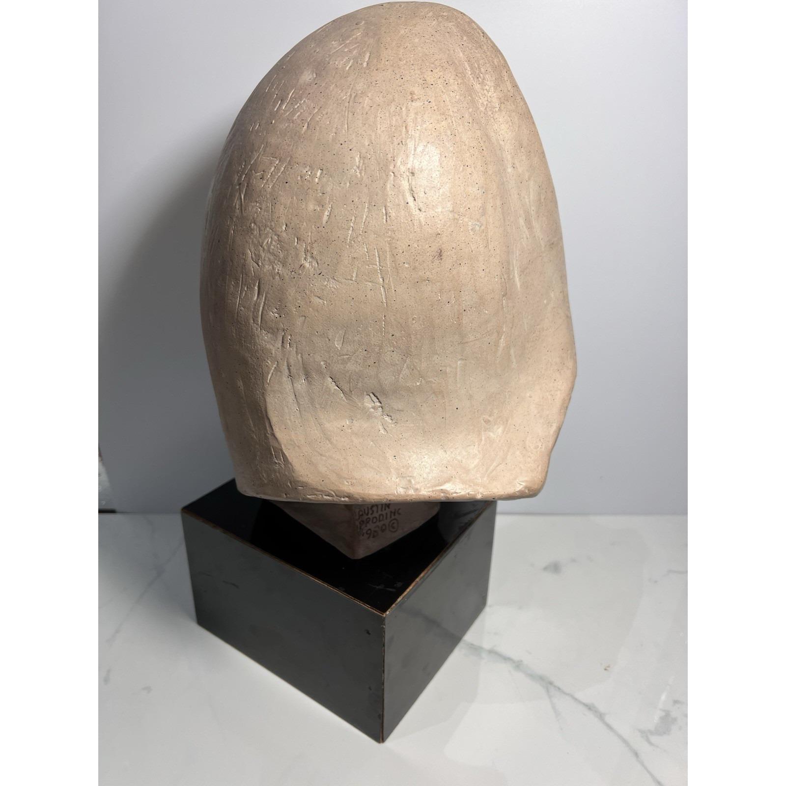 VTG Female Bust Sculpture by David Fisher Stargazer Art Deco