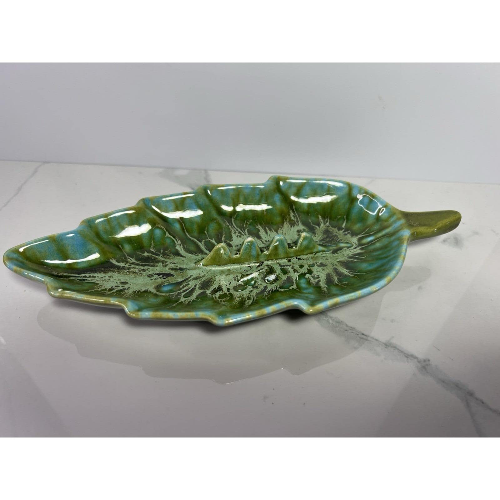 California Original Pottery Leaf Tray - Etsy