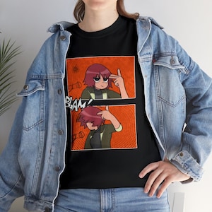 Kim Pines Reaction T-Shirt, Scott Pilgrim Tee, Comic Book Tee, Graphic Novel Shirt, Geeky Gift