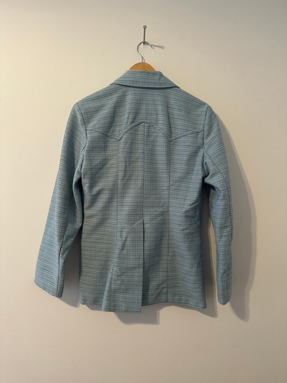 Large Blue Western Blazer - image 5